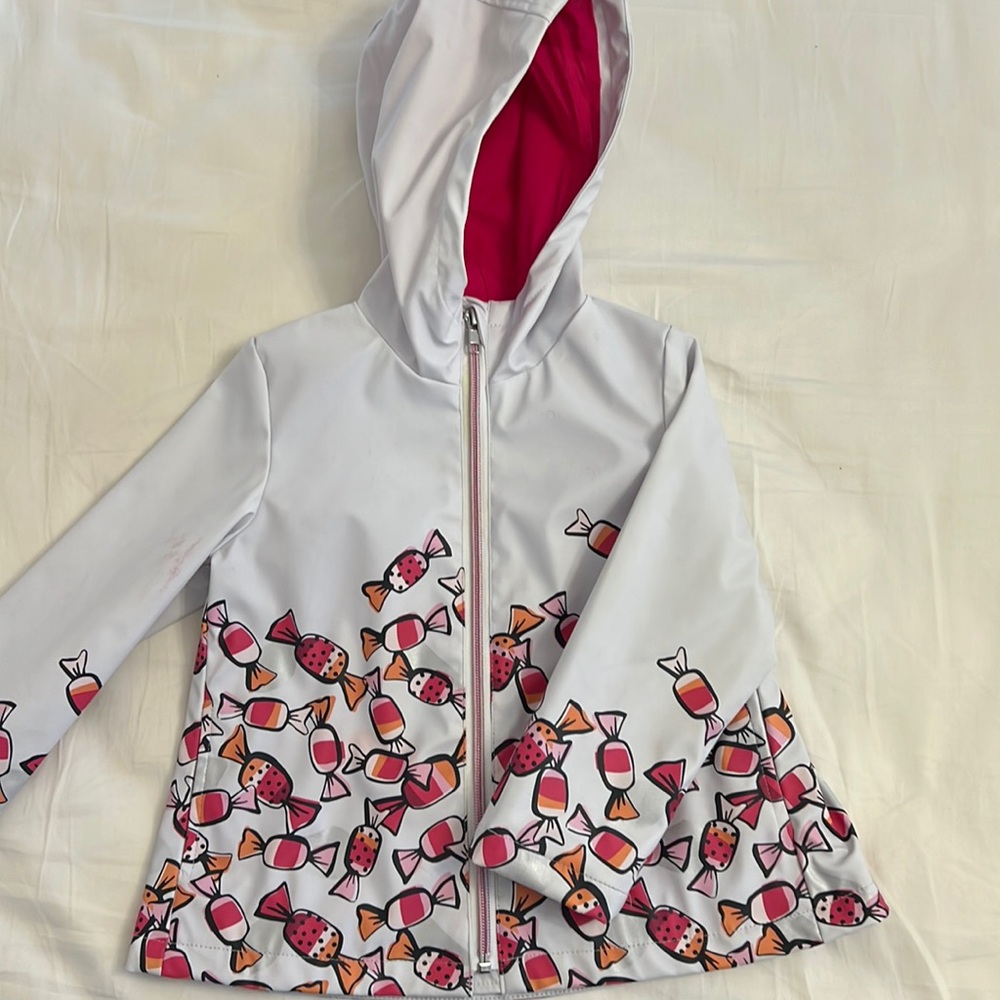 Catimini size three girls spring rain jacket